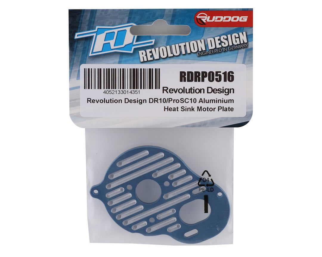Revolution Design DR10/ProSC10 Aluminium Heat Sink Motor Plate - Iron City RC Hobbies