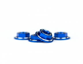 AVID Ringer wheel Nuts M4 (Blue) - Iron City RC Hobbies