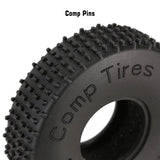 INJORA 1.0" 65*19mm Comp Pin Tires (T2440) (4)