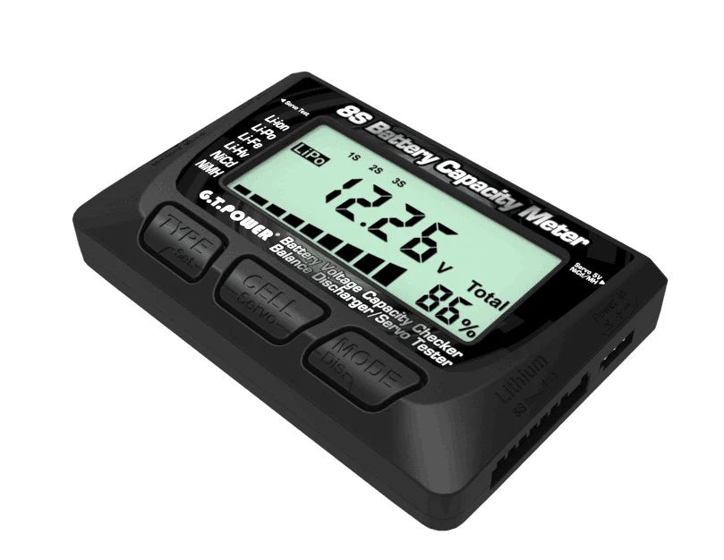 Racers Edge 8S Battery Capacity Meter - Iron City RC Hobbies