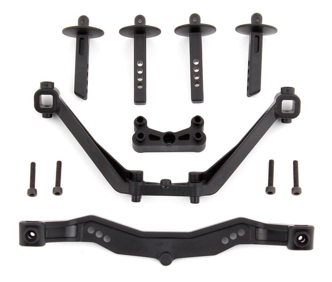 Team Associated SC6.1 Body Mounts, Front and Rear, for SC6.1 - Iron City RC Hobbies