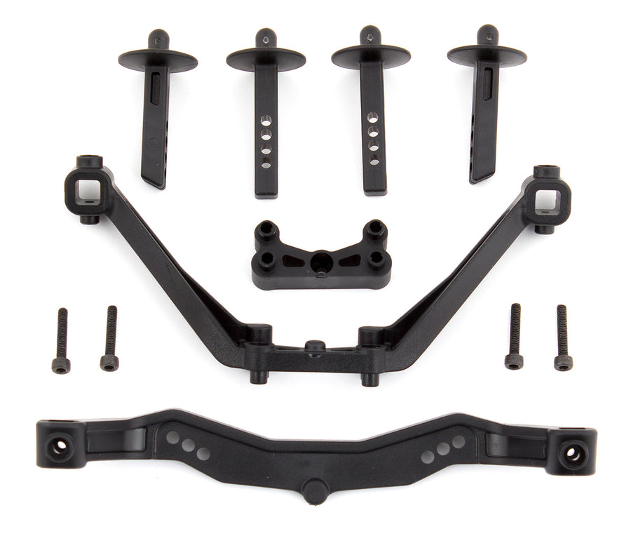Team Associated SC6.1 Body Mounts, Front and Rear, for SC6.1 - Iron City RC Hobbies