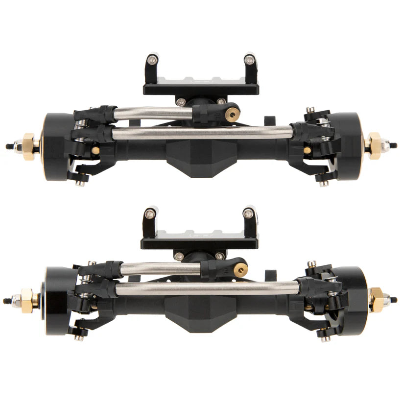 MEUS Racing SCX24 Plastic Nylon Isokinetic 3-Section CVD Front Rear Axles Maximum Steering Angle 52° +5MM for SCX24 Deadbolt C10 JLU Gladiator Bronco