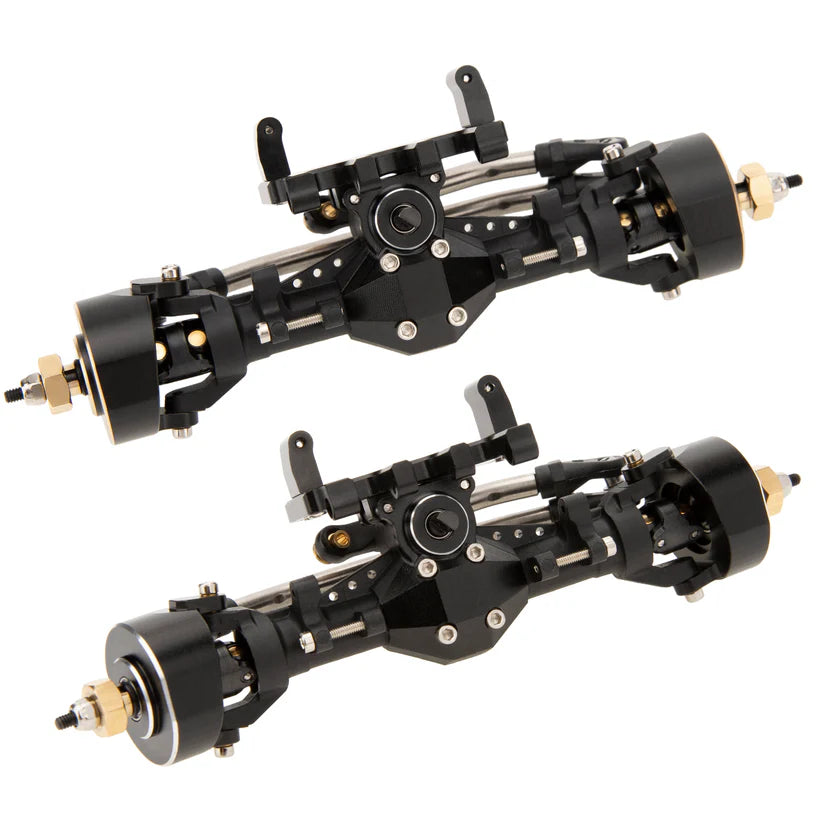 MEUS Racing SCX24 Plastic Nylon Isokinetic 3-Section CVD Front Rear Axles Maximum Steering Angle 52° +5MM for SCX24 Deadbolt C10 JLU Gladiator Bronco