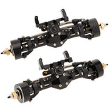 MEUS Racing SCX24 Plastic Nylon Isokinetic 3-Section CVD Front Rear Axles Maximum Steering Angle 52° +5MM for SCX24 Deadbolt C10 JLU Gladiator Bronco