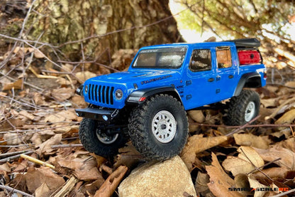 Axial 1/24 SCX24 Jeep JT Gladiator 4WD Rock Crawler Brushed RTR (Blue)