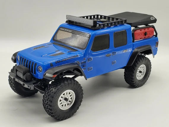 Axial 1/24 SCX24 Jeep JT Gladiator 4WD Rock Crawler Brushed RTR (Blue)