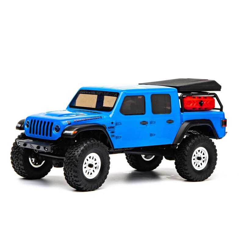 Axial 1/24 SCX24 Jeep JT Gladiator 4WD Rock Crawler Brushed RTR (Blue)