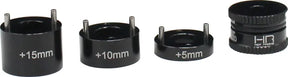 Hot Racing SD1420RH01 Aluminum Ride Height Gauge 14-20mm plus 5 10 15mm - Iron City RC Hobbies