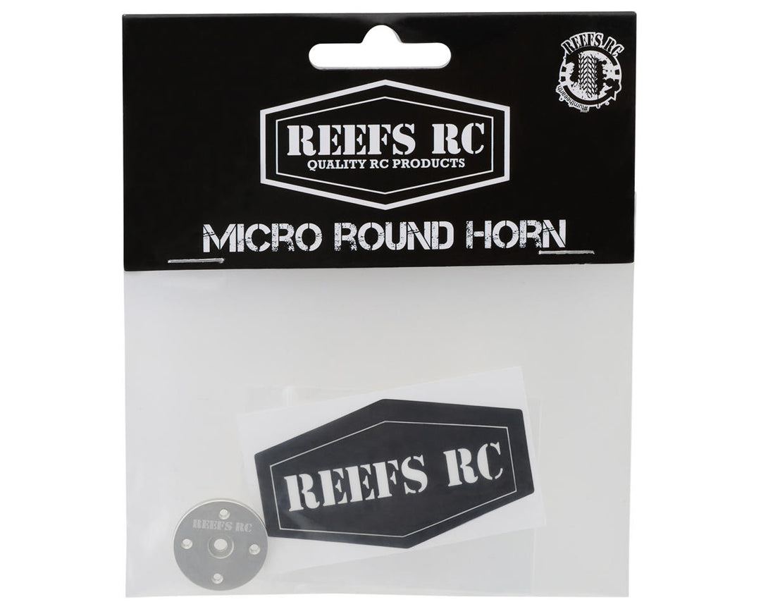 Reefs RC Aluminum Micro Round Servo Horn (25T) (99Micro & 179Micro) - Iron City RC Hobbies