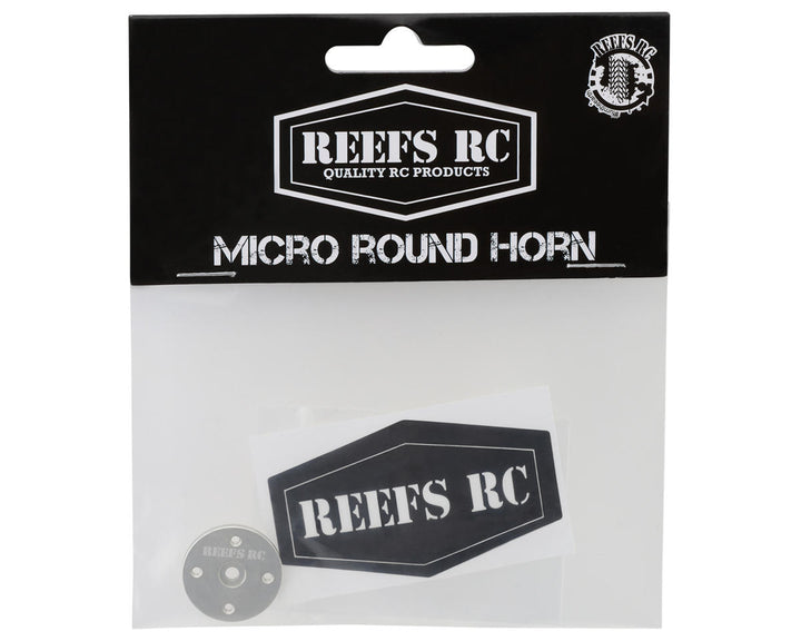 Reefs RC Aluminum Micro Round Servo Horn (25T) (99Micro & 179Micro) - Iron City RC Hobbies
