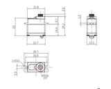 Reefs RC 55Micro Waterproof Metal Gear Digital Micro Servo (HV) For Traxxas (TRX-4/TRX-4M)