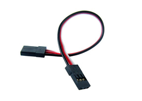 Lectron Pro Male-to-Male Servo Extension Cord - 4" (100mm) - Iron City RC Hobbies