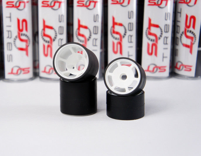 SJT Rubber 12th Scale Tires FULL Set - Iron City RC Hobbies