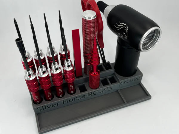 Silver Horse Master Tool Kit & Cyclone Rack - Iron City RC Hobbies