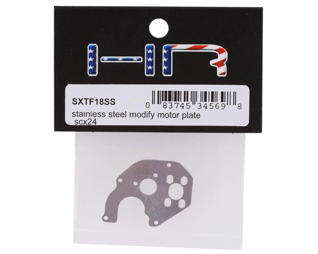 Hot Racing Axial SCX24 Stainless Steel Modify Motor Plate - Iron City RC Hobbies