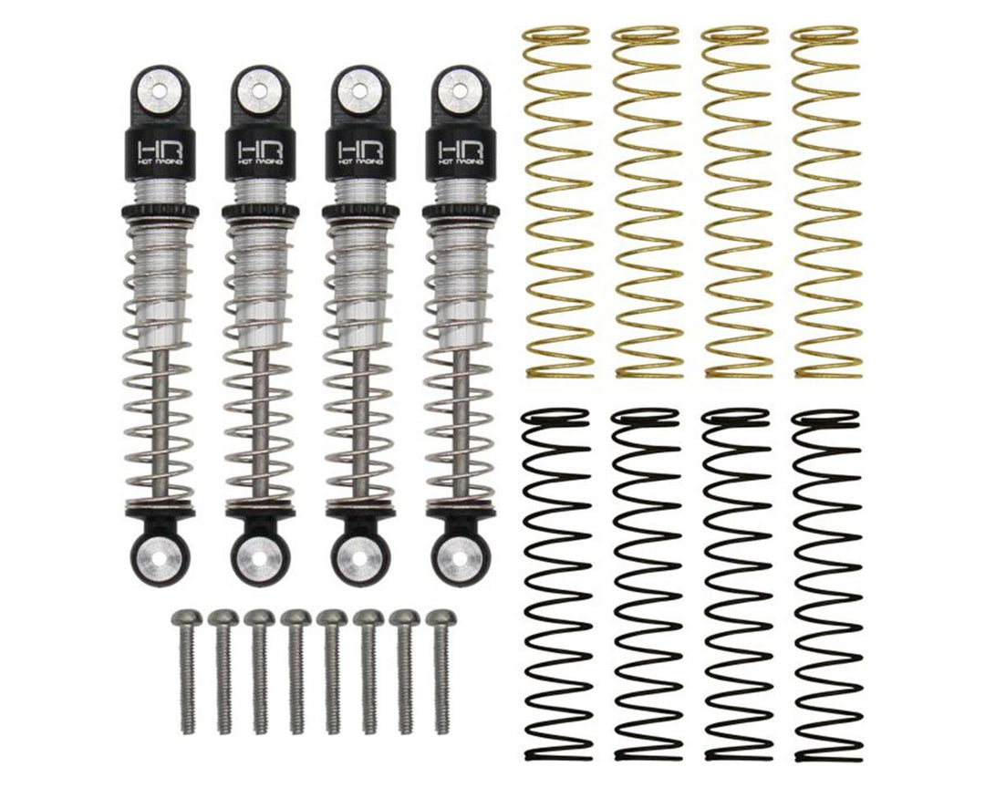 Hot Racing Axial SCX24 Aluminum Threaded Long Travel Shocks (4) - Iron City RC Hobbies