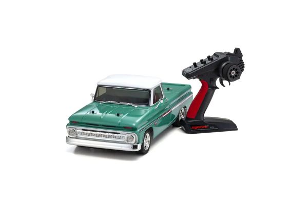 Kyosho 1:10 Scale Radio Controlled Electric Powered 4WD FAZER Mk2 FZ02L Series readyset 1966 Chevy® C10 Fleetside Pickup Light Green - Iron City RC Hobbies