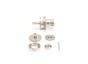 PN Racing Replacement Titanium Gear Set (Pin & Bearings Included) for V4 Anima Micro Servo - Iron City RC Hobbies