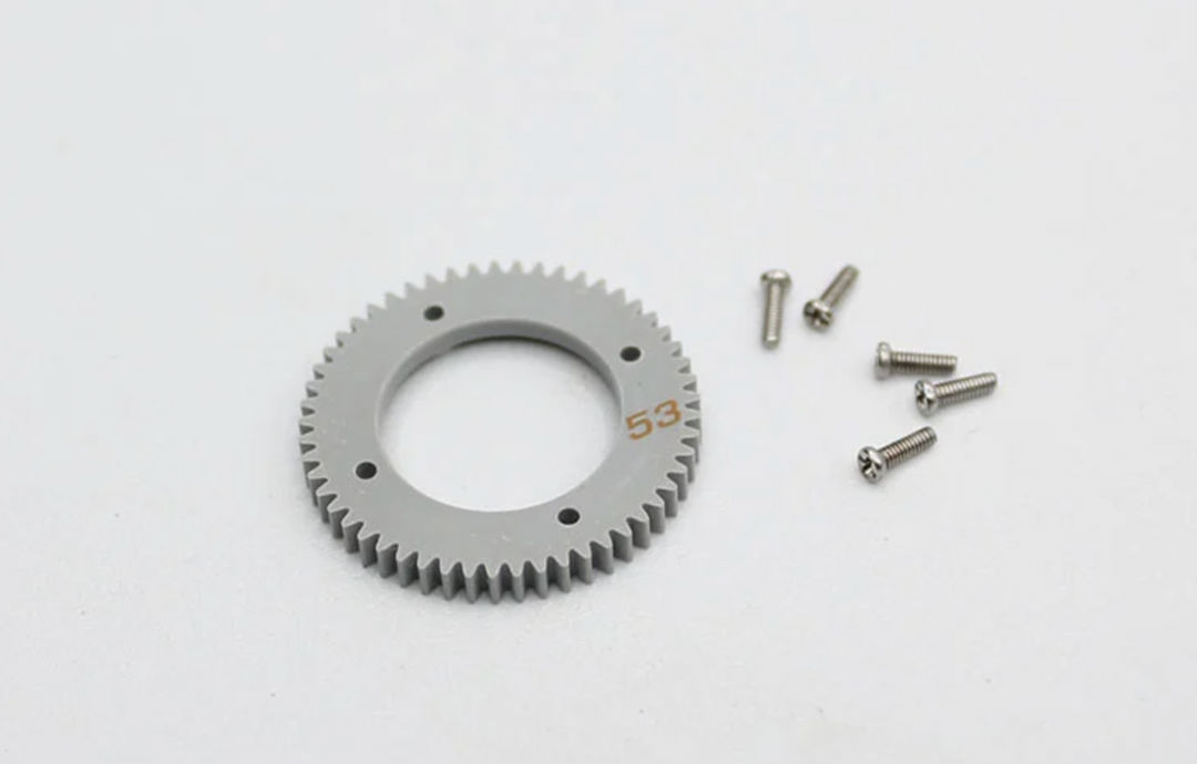 Reflex Racing Aluminum Gear Differential Machined Delrin Spur - 53T - Iron City RC Hobbies
