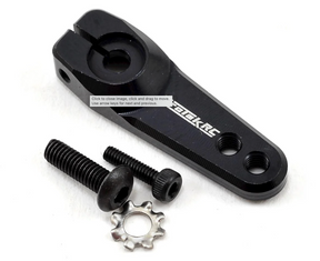 ProTek RC Aluminum Clamping Servo Horn (Black) (25T-ProTek) - Iron City RC Hobbies