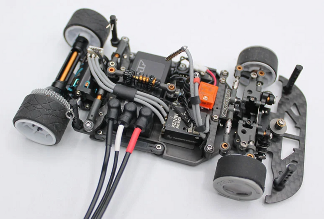 RRE016 Reflex Racing 2mm Bullet Plug Charging Cable - Black and Silver - Iron City RC Hobbies