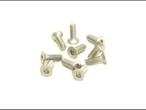 PN Racing M2x6 Titanium Countersunk Hex Machine Screw (10pcs) (700326) - Iron City RC Hobbies