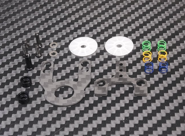 PN Racing Mini-Z MR02/03 Multi Length Graphite Disk Damper Set (Black) - Iron City RC Hobbies