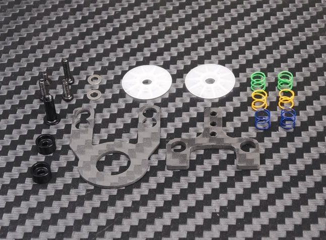 PN Racing Mini-Z MR02/03 Multi Length Graphite Disk Damper Set (Black)