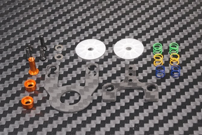PN Racing Mini-Z MR02/03 Multi Length Graphite Disk Damper Set (Orange) - Iron City RC Hobbies