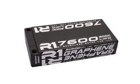 R1WURKS 7600mah 200c 3.7v 1s Shorty LiPo Battery, Graphene - Iron City RC Hobbies