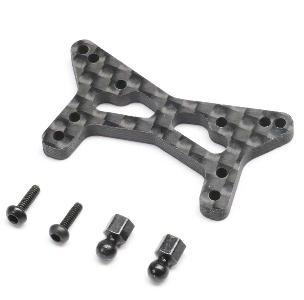 Losi Carbon Front Shock Tower: Micro-B