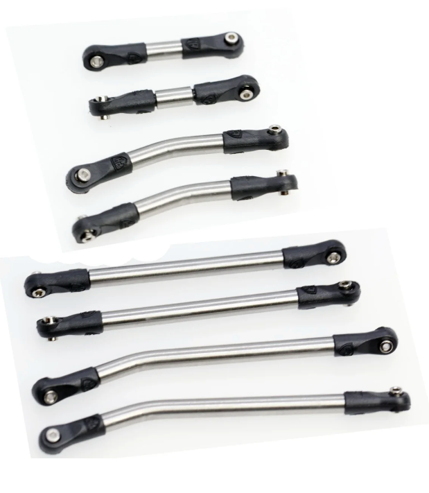 Powerhobby 8pc Stainless Steel High Clearance Links Set Axial SCX24 90081 / Betty - Iron City RC Hobbies