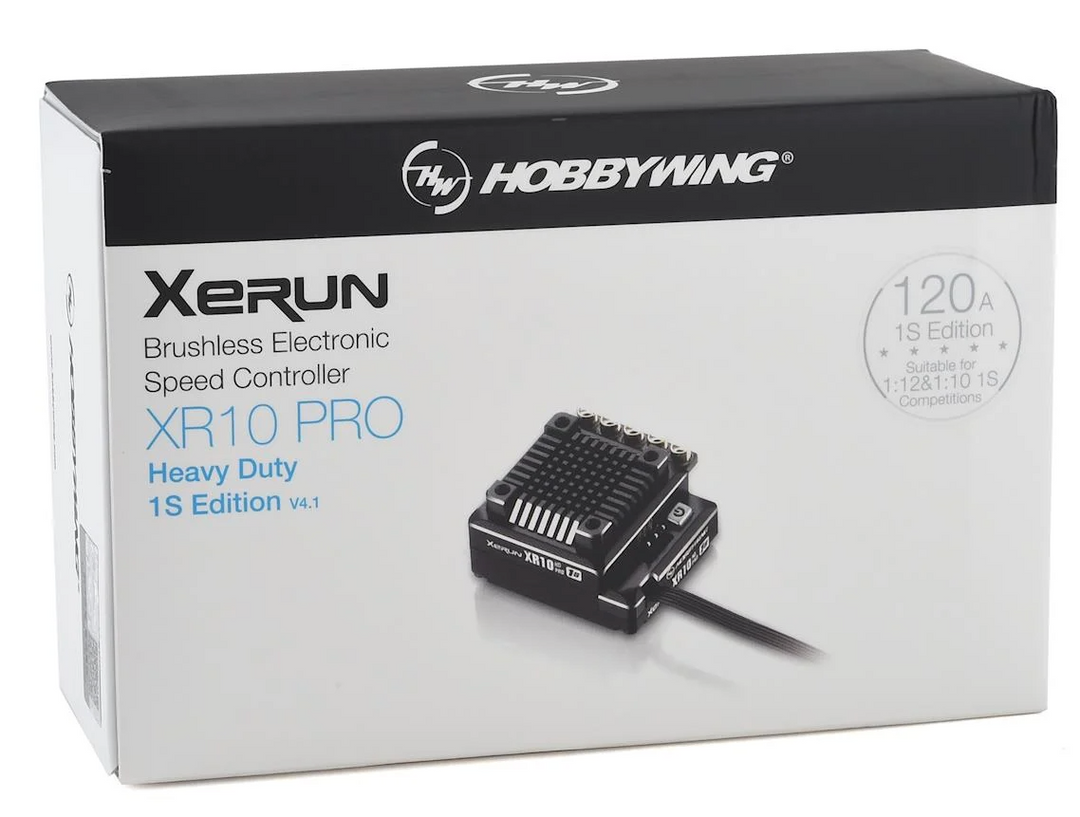 Hobbywing Xerun XR10 Pro 1S HD 1/12 Sensored Brushless ESC - Iron City RC Hobbies