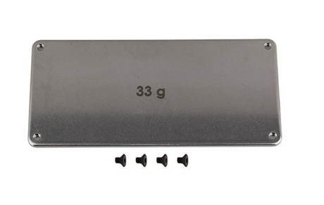 RC10B6.4 FT 33g ESC Weight, steel - Iron City RC Hobbies