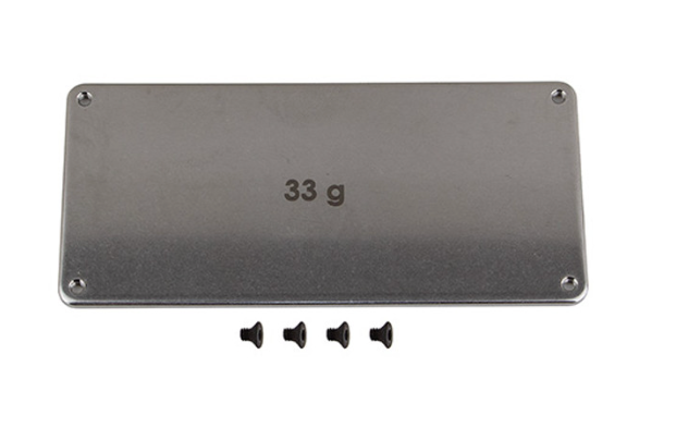 RC10B6.4 FT 33g ESC Weight, steel - Iron City RC Hobbies