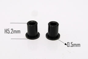 PN Racing Mini-Z MR02/03 Double A Arm Delrin Spring Holder H5.2/Lip0.5 (2pcs) - Iron City RC Hobbies