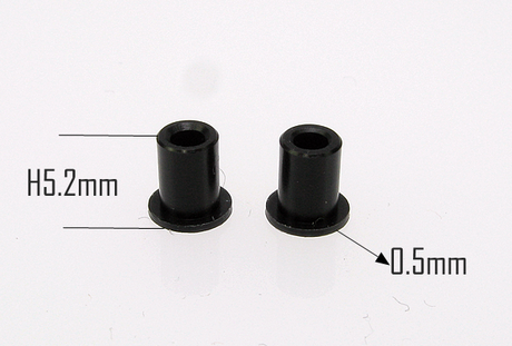 PN Racing Mini-Z MR02/03 Double A Arm Delrin Spring Holder H5.2/Lip0.5 (2pcs) - Iron City RC Hobbies