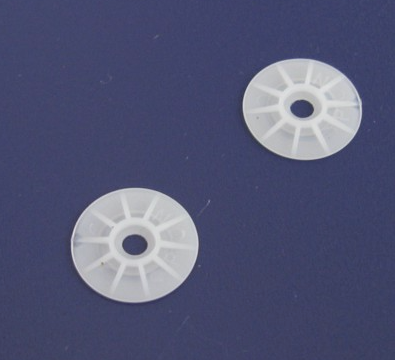 PN Racing V2 White Delrin Disk Set (2pcs) - Iron City RC Hobbies