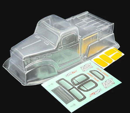 FURITEK CLEAR BODY SET FOR FURITEK FX118 FURY WAGON - Iron City RC Hobbies