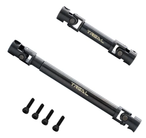 Treal SCX24 Harden Steel Driveshaft Splined Drive Shafts for SCX24 Gladiator AXI00005T - Iron City RC Hobbies