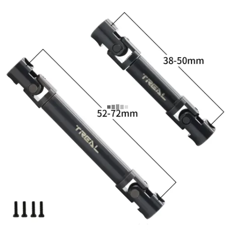 Treal SCX24 Harden Steel Driveshaft for C10 JEEP Bronco - Iron City RC Hobbies