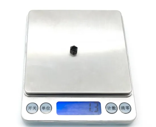 TREAL Brass Wheel Hubs 7mm*6mm Hex, 1g/pc (4pcs) for 1/18 TRX4M Defender and Bronco (Black) - Iron City RC Hobbies