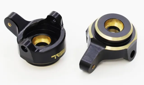 Treal Axial SCX24 Brass Front Steering Knuckles 10g for SCX24 Deadbolt C10 Betty Gladiator Brocon - Iron City RC Hobbies