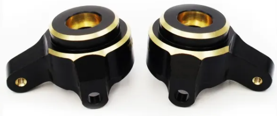 Treal Axial SCX24 Brass Front Steering Knuckles 10g for SCX24 Deadbolt C10 Betty Gladiator Brocon - Iron City RC Hobbies