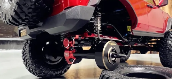 TREAL Brass Rear Counterweight 14g for Axial SCX24 Deadbolt Betty C10 Gladiator Bronco - Iron City RC Hobbies