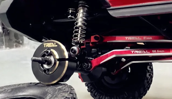 TREAL Brass Rear Counterweight 14g for Axial SCX24 Deadbolt Betty C10 Gladiator Bronco - Iron City RC Hobbies