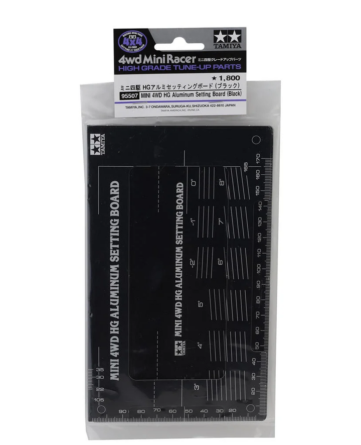 Tamiya JR HG Aluminum Setting Board (190x112x2mm) - Iron City RC Hobbies