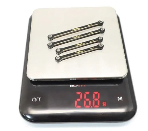 Treal Hobby Brass Lower Links Set (4pcs) Lower Chassis 4-Links Upgrades Compatible with TRX4M 1/18 Scale - Iron City RC Hobbies