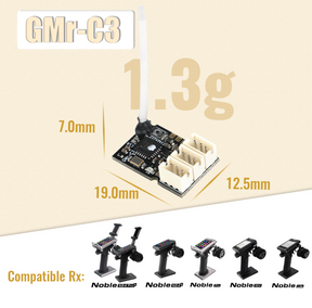 FLYSKY NB4 GMR-C3 2.4GHz 3CH AFHDS3 Micro Receiver - Iron City RC Hobbies